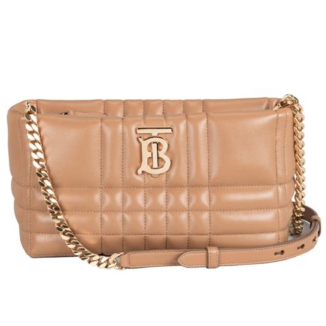 burberry lola zip bag maple brown